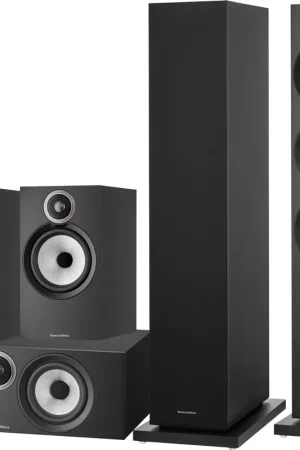 Pack d'enceintes home cinema Bowers & Wilkins 603 S3 Noir mat Packs enceintes grand spectacle - Réduction