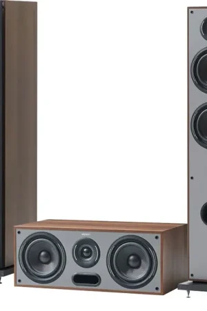Elipson Horus 11F HCM 5.1 Noyer Packs enceintes grand spectacle | Achetez en ligne