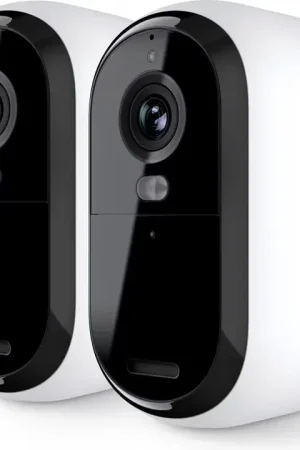 Prix bas - Arlo Essential 2 (VMC2250-100EUS) Caméra de surveillance
