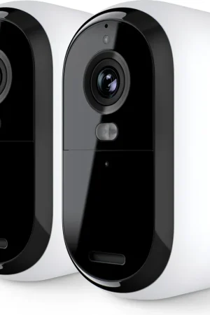 Produit phare - Arlo Essential 3 (VMC3280-100EUS) x2 Caméra de surveillance