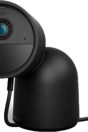 Tout nouveau | Philips Hue Secure caméra filaire avec support Noir Caméra de surveillance