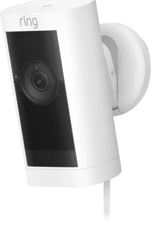 Direct fabricant - Ring Stick Up Cam Pro Plug-in Blanc Caméra de surveillance