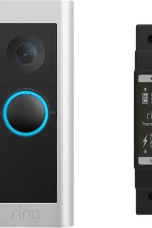 Ring Video Doorbell Pro 2 Nickel Satiné (filaire) + Transformateur Sonnette connectée | Commandez dès maintenant