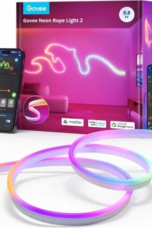 Govee Neon Rope Light 2 (3 m) Bande lumineuse LED | Soldes