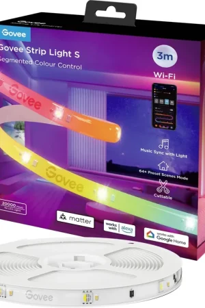 Govee Strip Light S (3 m) Bande lumineuse LED | Produit phare