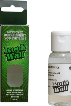 Offre du jour | Rock on Wall Nettoyant naturel 50ml pour disque vinyle Produits d'entretien vinyles