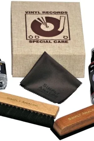 Simply Analog Delux Cleaning Boxset Marron Produits d'entretien vinyles - Soldes