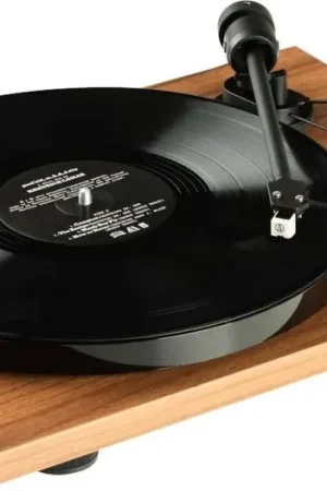 Plébiscité par les clients - Pro-Ject E1 BT AT3600L Noyer Platines vinyle hi-fi