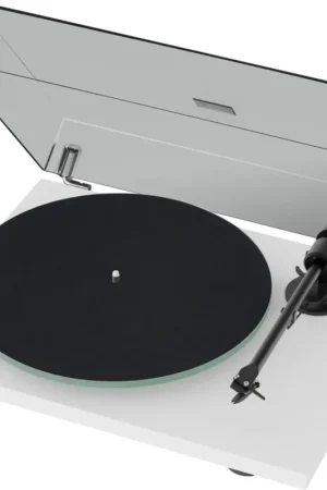 Pro-Ject T1 EVO PHONO Blanc + cellule Ortofon OM10 Platines vinyle hi-fi | Promo exceptionnelle