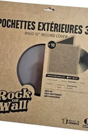Rock on Wall Pochette rigide 33T Gatefold (lot de 10) Pochettes vinyles - Produit phare