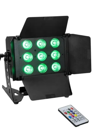Très populaire | EUROLITE LED CLS-9 QCL RGB/WW 9 x 7 W