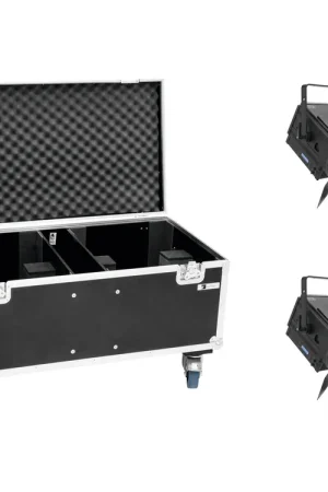 Aujourd'hui seulement | EUROLITE Jeu 2 x LED THA-250F + mallette