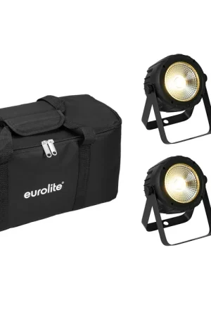 Remise - EUROLITE Set 4x LED PARty Spot COB + Soft Bag