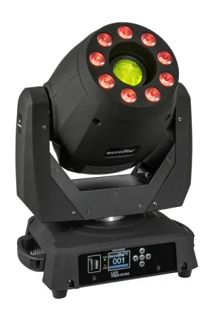 Bon prix | EUROLITE LED TMH-H180 Hybrid Moving Head Spot/Wash COB