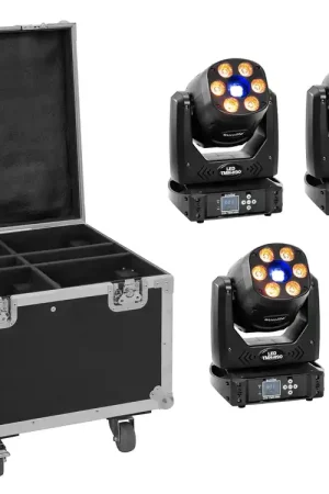 Dépêchez-vous - EUROLITE Set 4 x LED TMH-H90 + mallette à roulettes