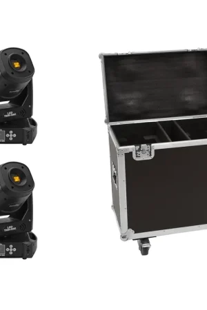 Coup de cœur des clients | EUROLITE Jeu 2 x LED TMH-S90 + mallette