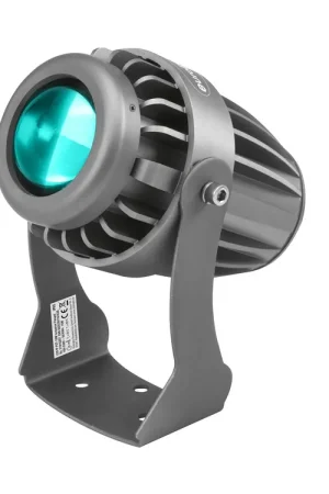 Quantité limitée | EUROLITE LED IP PST-10 W turquoise Pinspot