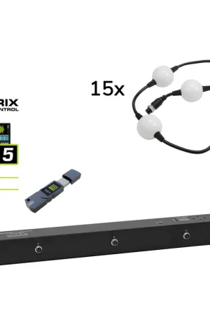Cette semaine uniquement - EUROLITE Set Pixel Ball 360° incl. Madrix Start