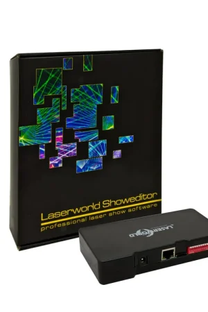 Qualité professionnelle - LASERWORLD ShowNET, dont le logiciel Showeditor Lasershow