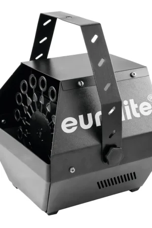 Stock presque épuisé | EUROLITE Machine à bulles de savon B-100 noire DMX
