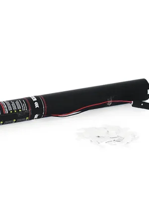 TCM FX Canon à confettis électrique 50 cm, blanc - Cette semaine uniquement