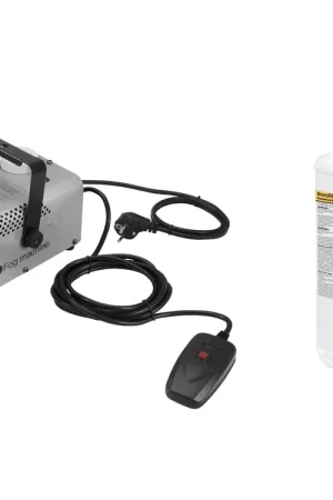 Très populaire - EUROLITE N-10 argenté + B liquide fumigène basique 1 l