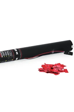 Prêt à expédier | TCM FX Canon à confettis électrique 50 cm, rouge