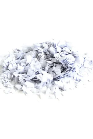 Direct usine - TCM FX Confettis Slowfall flocons de neige 10 x 10 mm, blanc, 1 kg