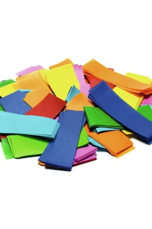 Achat sécurisé - TCM FX Confettis Slowfall rectangulaires 55 x 18 mm, multicolore, 1 kg