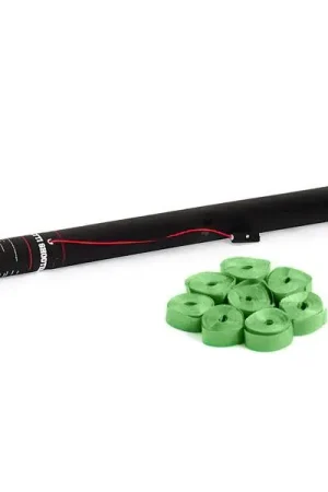 TCM FX Canon à serpentins électrique 80 cm, vert clair - Offre limitée
