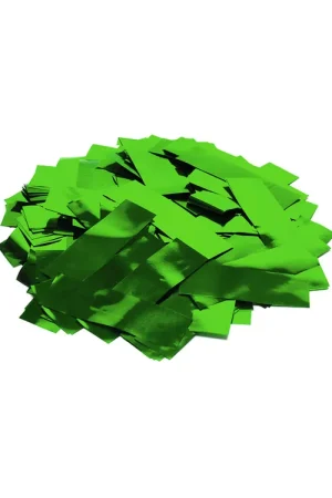 TCM FX Confettis métallisés rectangulaires 55 x 18 mm, vert, 1 kg | Profitez-en maintenant