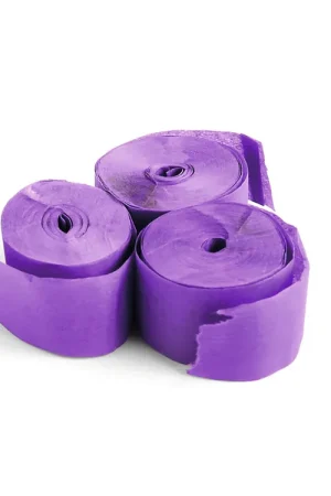 TCM FX Serpentins Slowfall 10 m x 1,5 cm, mauve, 32x | Qualité premium