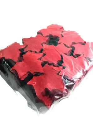 Prix cassé - TCM FX Confettis Slowfall feuilles d'érable 100 x 100 mm, rouge, 1 kg