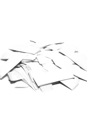 Derniers jours | TCM FX Confettis Slowfall rectangulaires 55 x 18 mm, blanc, 1 kg