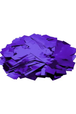 TCM FX Confettis métallisés rectangulaires 55 x 18 mm, mauve, 1 kg | Bien noté