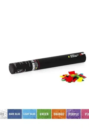 TCM FX Canon à confettis 50 cm, multicolore - Prix mini