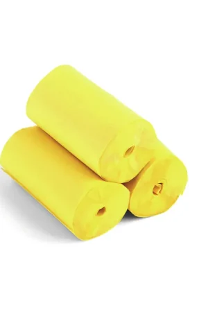 TCM FX Serpentins Slowfall 10 m x 5 cm, jaune, 10x - Meilleure vente