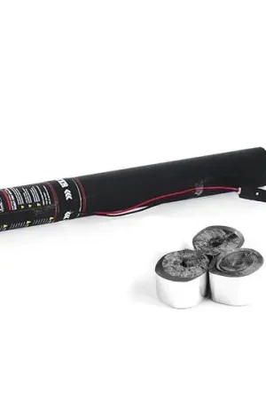 TCM FX Canon à serpentins électrique 50 cm, argent | Envoi rapide