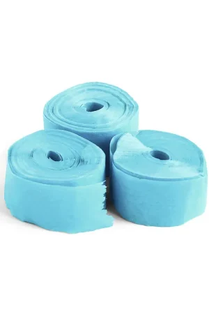 Nouveau - TCM FX Serpentins Slowfall 10 m x 1,5 cm, bleu clair, 32x