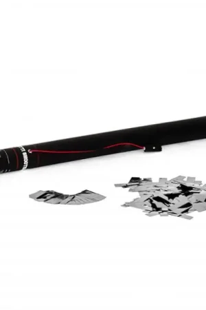 TCM FX Canon à confettis électrique 80 cm, argent - Liquidation