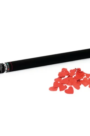 TCM FX Canon à confettis 80 cm, c?urs rouges - Meilleure vente