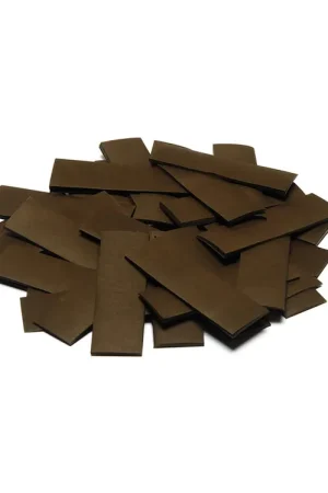 Offre exclusive | TCM FX Confettis Slowfall rectangulaires 55 x 18 mm, marron, 1 kg