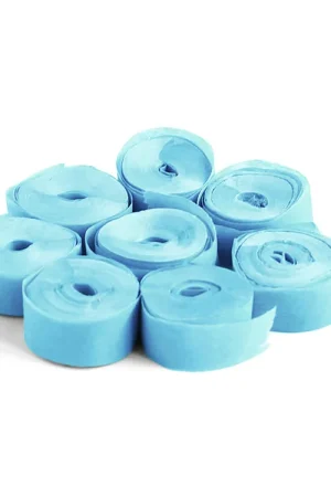 TCM FX Serpentins Slowfall 5 m x 0,85 cm, bleu clair, 100x | Prix promo