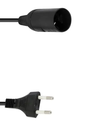Stock presque épuisé - EUROLITE Douille E-14, câble d'alimentation, fiche, interrupteur