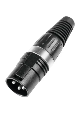 Tout juste disponible | HICON Fiche XLR 3 broches HI-X3CM-BLK