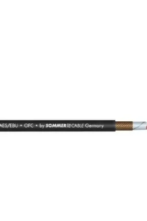 Direct fabricant - SOMMER CABLE Câble DMX 2 x 0,22 100 m noir SC-Semicolon