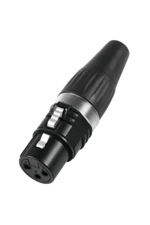 HICON Connecteur XLR 3 broches HI-X3CF-BLK | Profitez-en maintenant