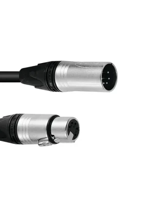 Nouveau en boutique - PSSO Câble DMX XLR 5 broches 1,5 m noir Neutrik