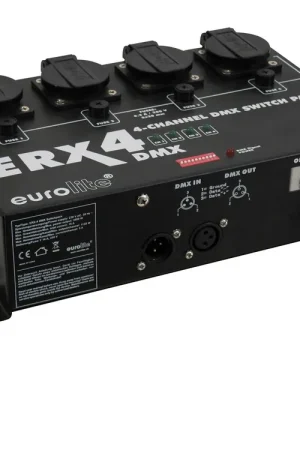 Retour facile | EUROLITE Boîtier de commutation DMX ERX-4