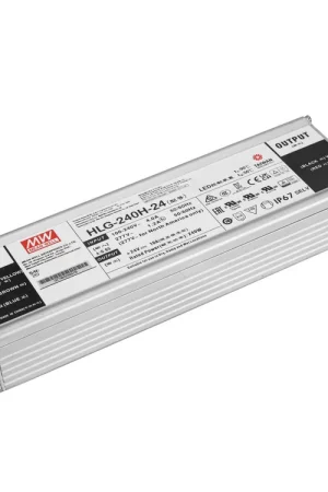 Top des ventes | MEANWELL Bloc d'alimentation LED 240W / 24V IP67 HLG-240H-24